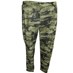 Bobbie Brooks Camouflage Joggers Pants Plus Size 3X-24